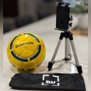 DribbleUp Smart Soccer Ball with Tripod
